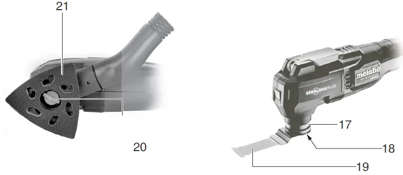 metabo MT 18 LTX BL Q SL Cordless Multi Tool Kit 3