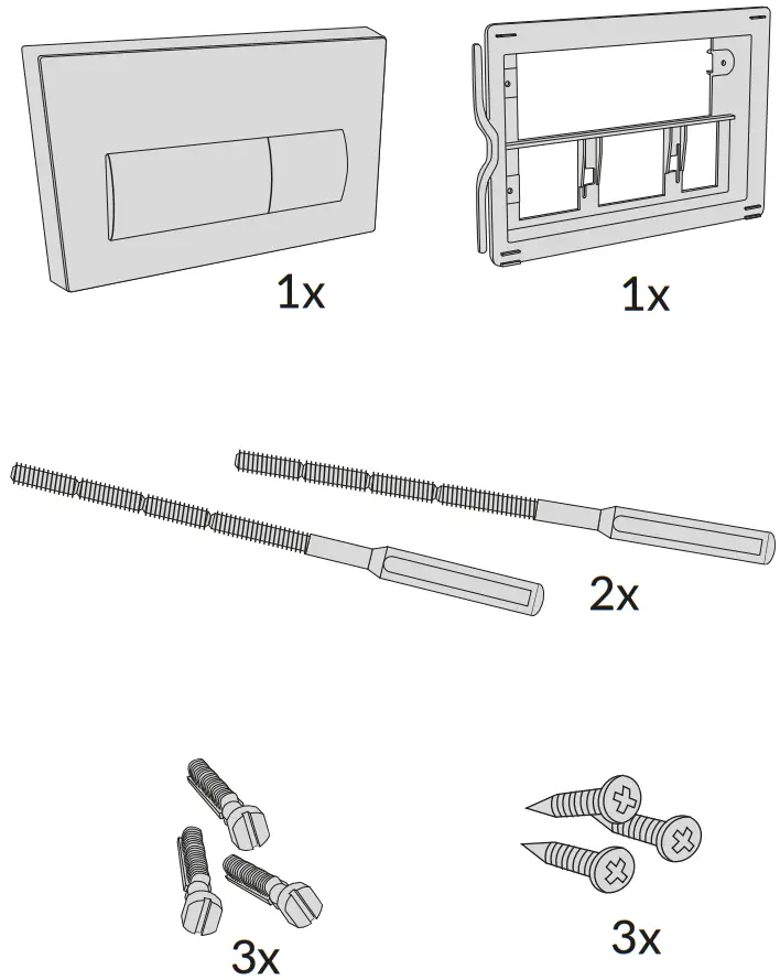cersanit PRESTO Flush Button - Figure 1cersanit PRESTO Flush Button - Figure 1