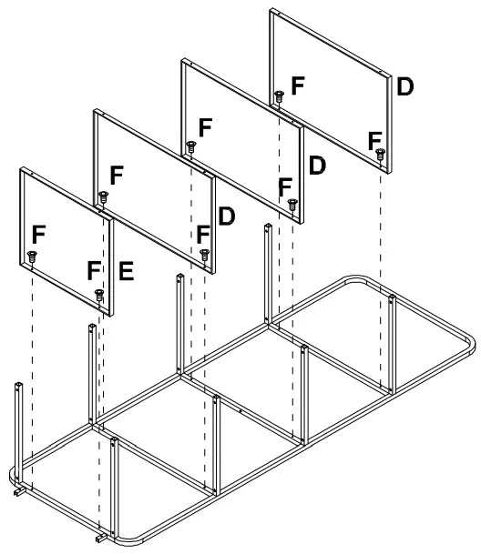 URBAN OUTFITTERS 82166059 Alana Narrow Shelf - STEP 2