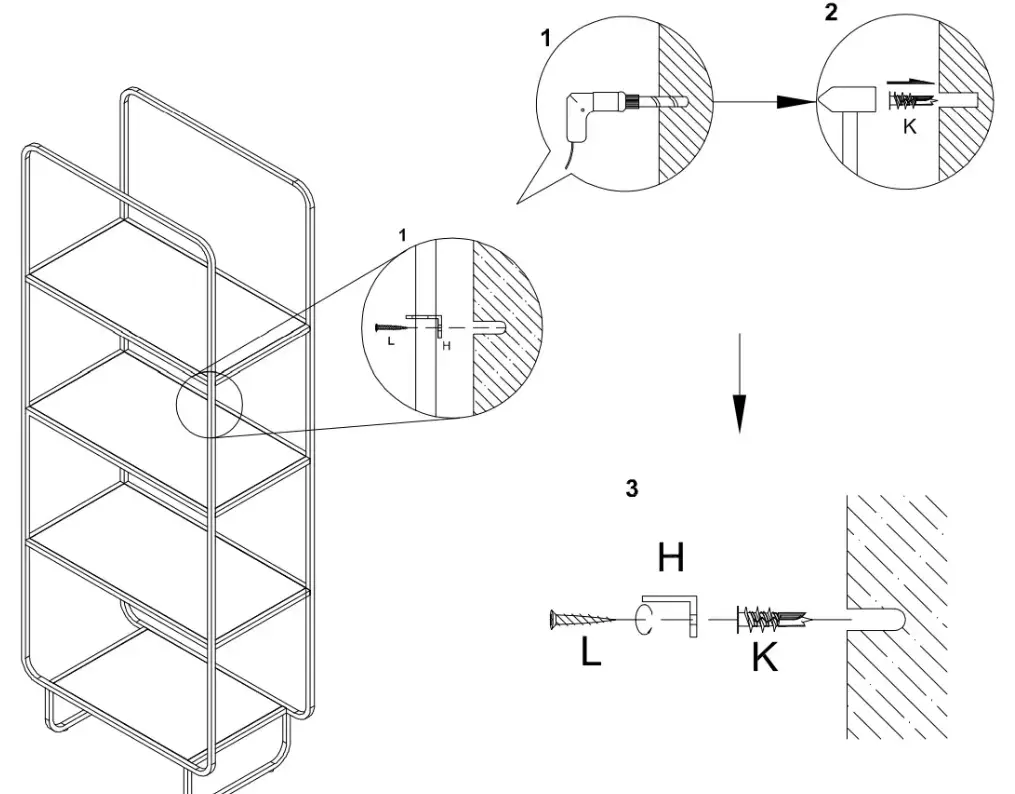 URBAN OUTFITTERS 82166059 Alana Narrow Shelf - STEP 5