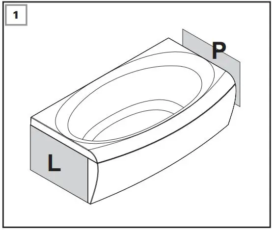 RAVAK CZ11200A00 EVOLUTION Bathtub Panel-FIG2