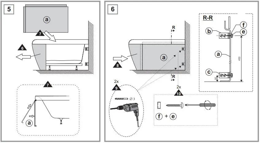 RAVAK CZ11200A00 EVOLUTION Bathtub Panel-FIG6