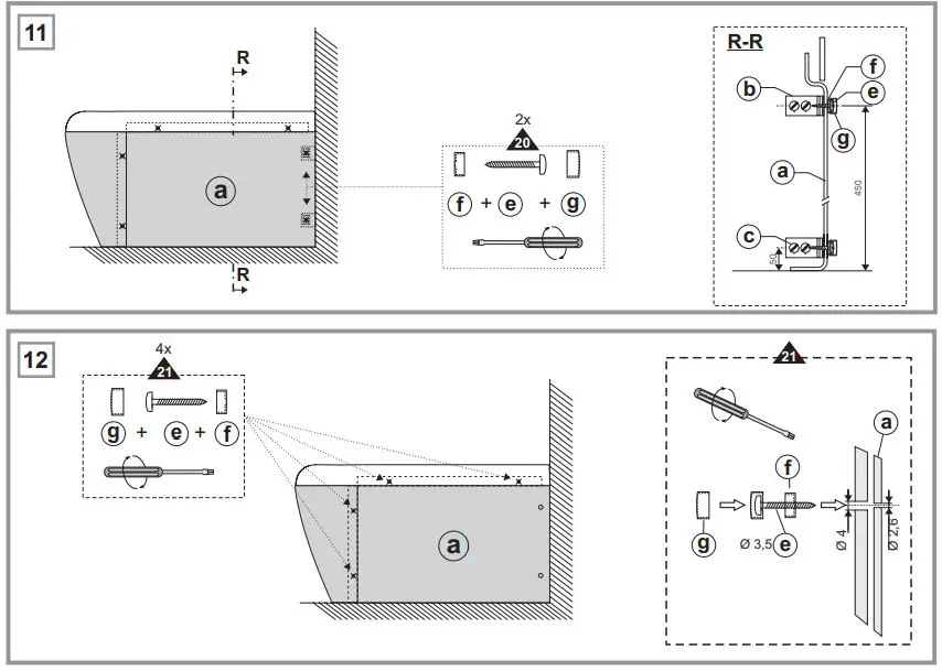 RAVAK CZ11200A00 EVOLUTION Bathtub Panel-FIG9