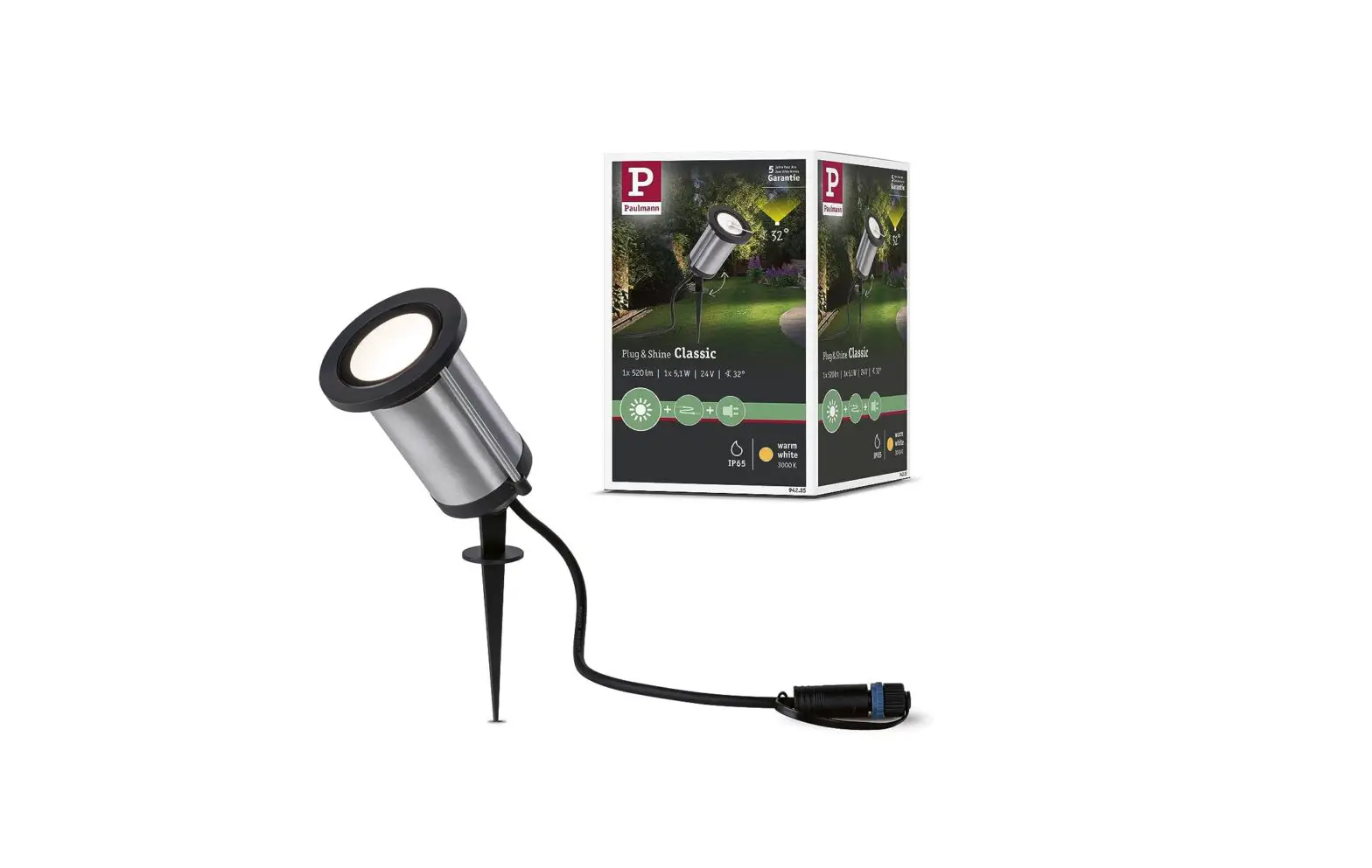 Paulmann 942.85 Led Garden Spotlight Classic Single Spot Instruction Manual Paulmann 942.85 Led Garden Spotlight Classic Single Spot Instruction Manual