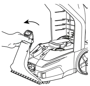 HOOVER CH68000V PowerScrub XL Carpet Cleaner - Nozzle slightly