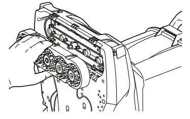 HOOVER CH68000V PowerScrub XL Carpet Cleaner - lock open