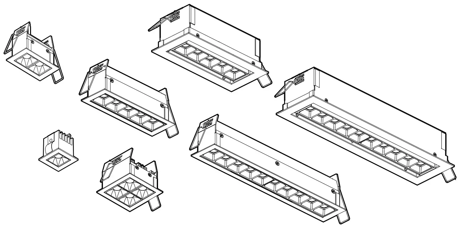 dals MSL Series Directional Recessed Downlight - BOX