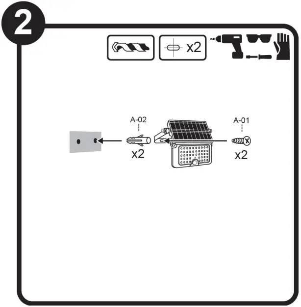 tecnolite-10SOLLED32VCD65N-Gomea-Outdoor-Solar-LED-Wall-Lamp-4