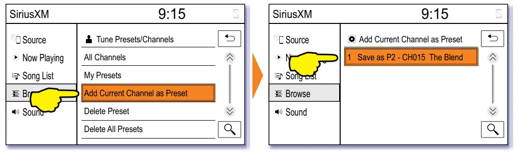 VAIS TECHNOLOGY SXV300 SiriusXM Satellite Radio Interface - Channel as Preset