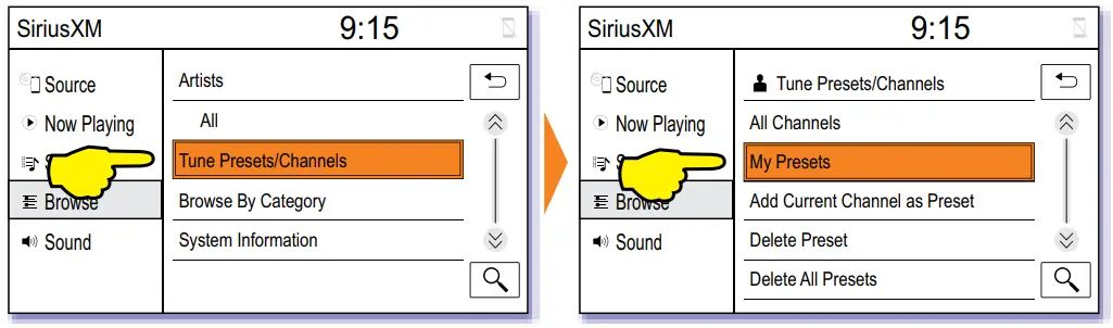 VAIS TECHNOLOGY SXV300 SiriusXM Satellite Radio Interface - Channels