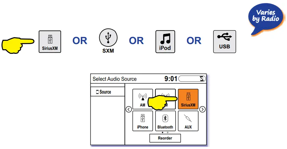 VAIS TECHNOLOGY SXV300 SiriusXM Satellite Radio Interface - Select SiriusXM