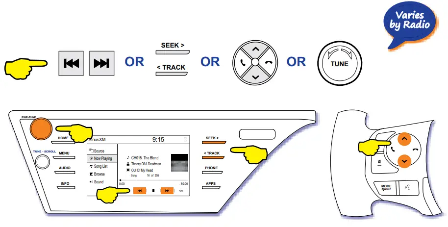 VAIS TECHNOLOGY SXV300 SiriusXM Satellite Radio Interface - previous