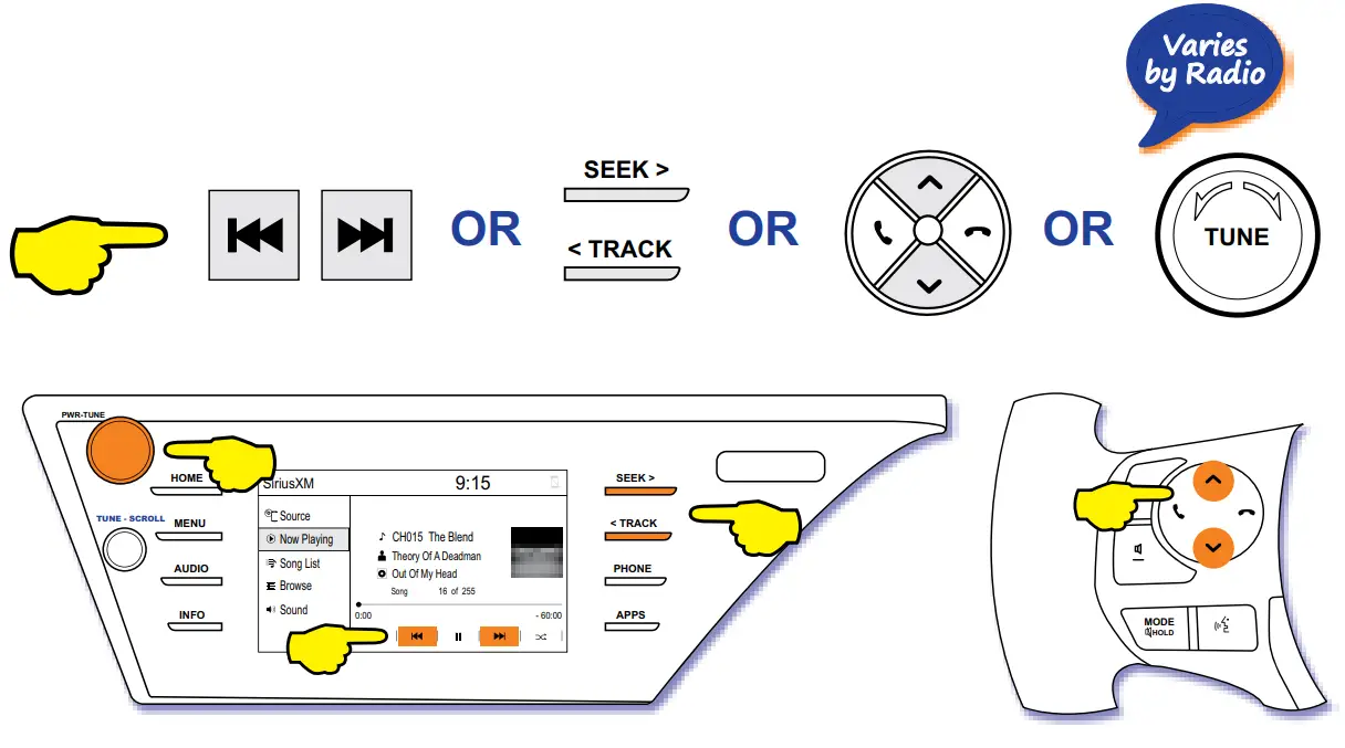 VAIS TECHNOLOGY SXV300 SiriusXM Satellite Radio Interface - previous