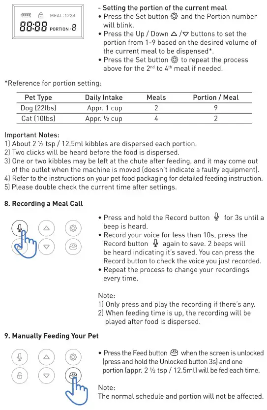 PETLIBRO PLAF001 4L Automatic Pet Feeder - How To Use 3