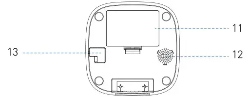 PETLIBRO PLAF001 4L Automatic Pet Feeder - Product Diagram Bottom View