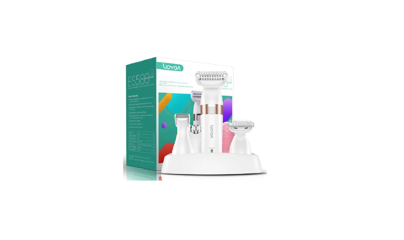 Voyor Es500 Electric Shaver For Women User Manual