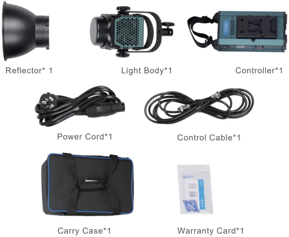 SIRUI C150 Blaze Series LED Monolight - Box