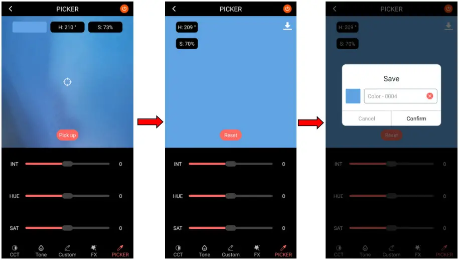 SIRUI C150 Blaze Series LED Monolight - Colour Picker