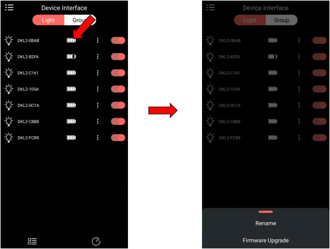 SIRUI C150 Blaze Series LED Monolight - Interface
