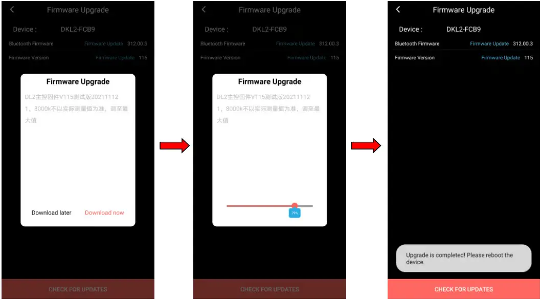 SIRUI C150 Blaze Series LED Monolight - Restert App