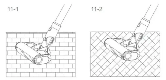 FIG 13 Use of Electric Floor Head