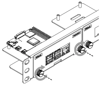 UCTRONICS U6195 Front Removable Raspberry Pi 1U Rack Mount - Assembly3