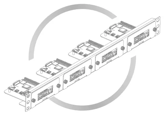 UCTRONICS U6195 Front Removable Raspberry Pi 1U Rack Mount