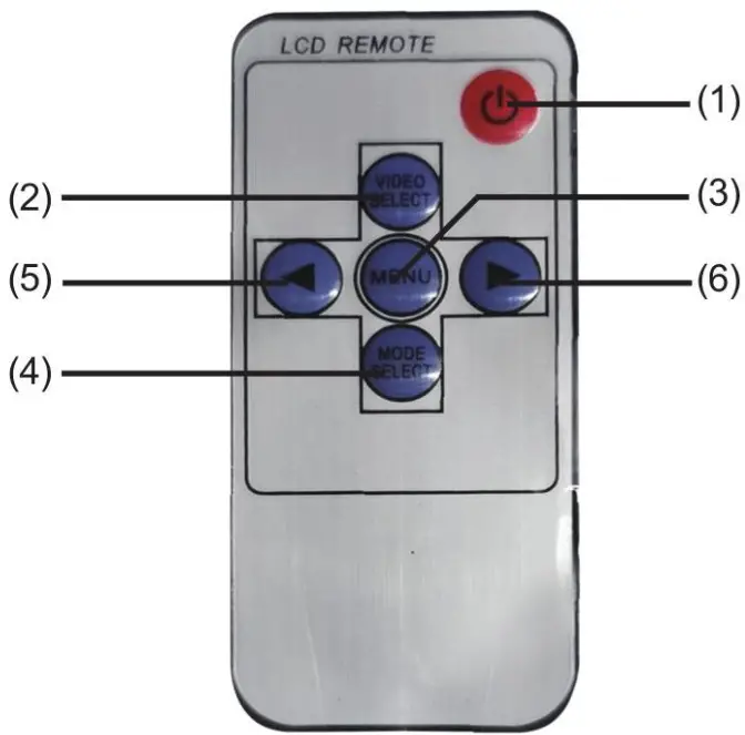 VEKOOTO N72 Backup Camera with 7 Inch Monitor and DVR - Remote Controller