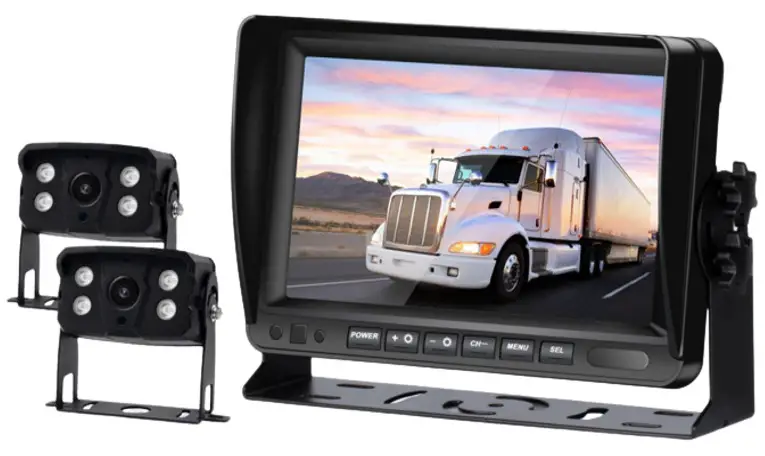 VEKOOTO N72 Backup Camera with 7 Inch Monitor and DVR