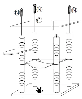 Coziwow-CW12A0288-Cat-Tree-Activity-Center-13