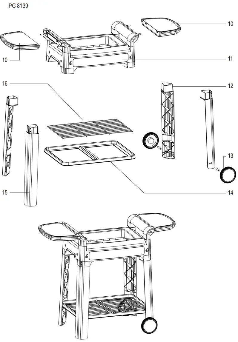 SEVERIN PG 8138 Stand Grill - Description 1