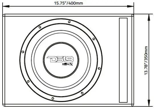DS18-GEN-X110LD-Ported-Enclosure-with-Single-Subwoofer-Include-02