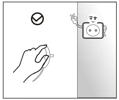 TEKA RSR 10138 EU Fridge - Electricity related warnings
