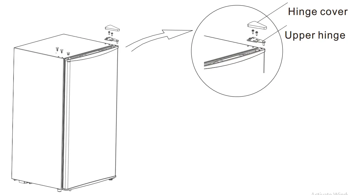 TEKA RSR 10138 EU Fridge - Hinge cover