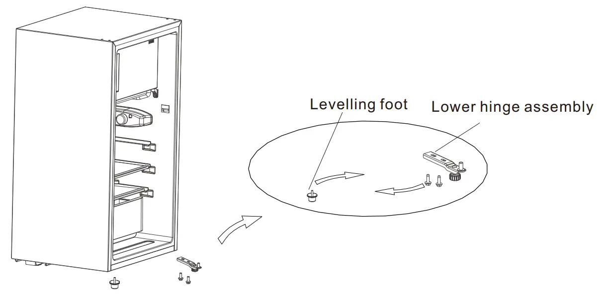 TEKA RSR 10138 EU Fridge - Hinge cover1