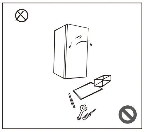 TEKA RSR 10138 EU Fridge - Warnings