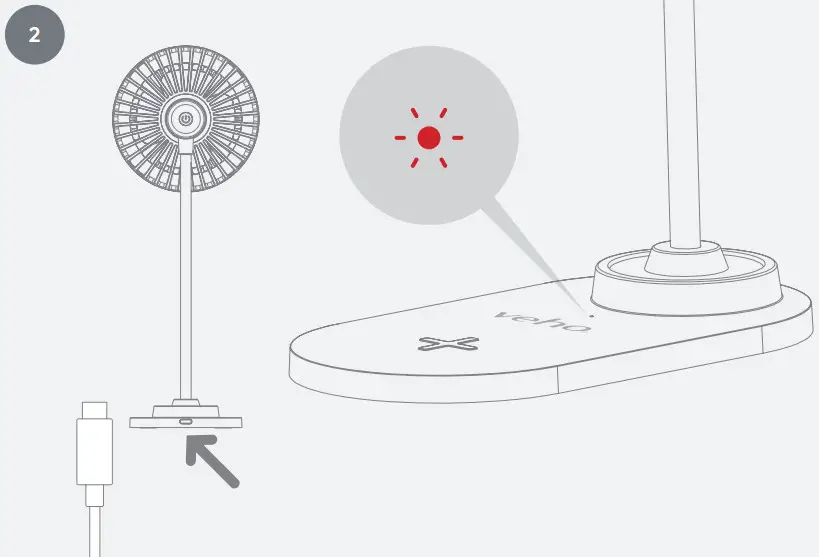 veho UF 2 3 in 1 Desktop Station - Figure 2