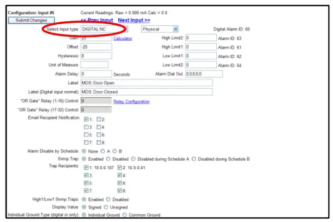 FMS Configuration