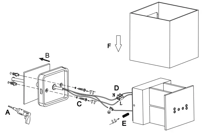 HALCYON EX909 Dimmable LED Wall Light1