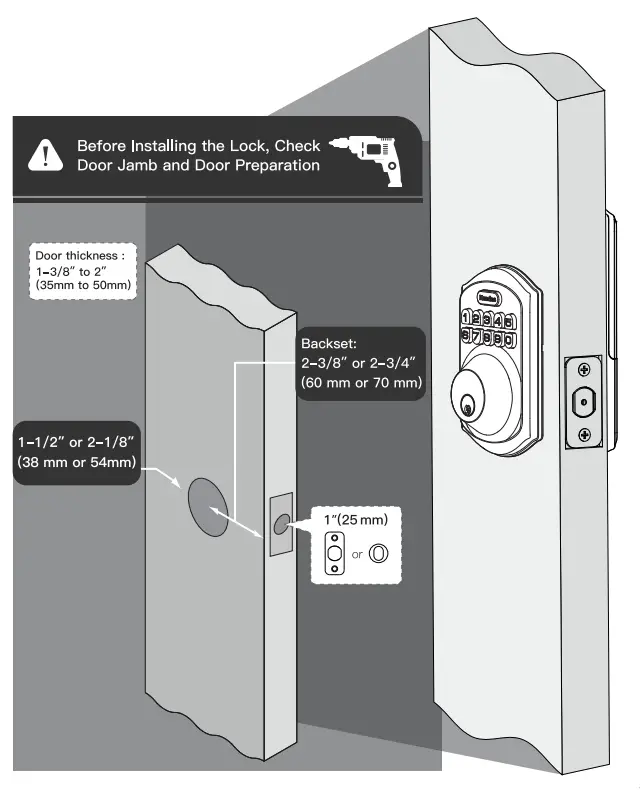 Kaadas KA201 Smart Door Lock - figer1