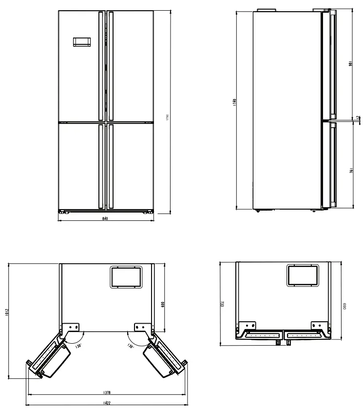 FINLUX-FXCA-FD620PUREBDF-Black-Fridge-Freezer-fig-3