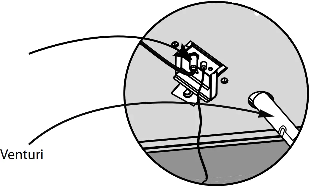 Clean the venturi