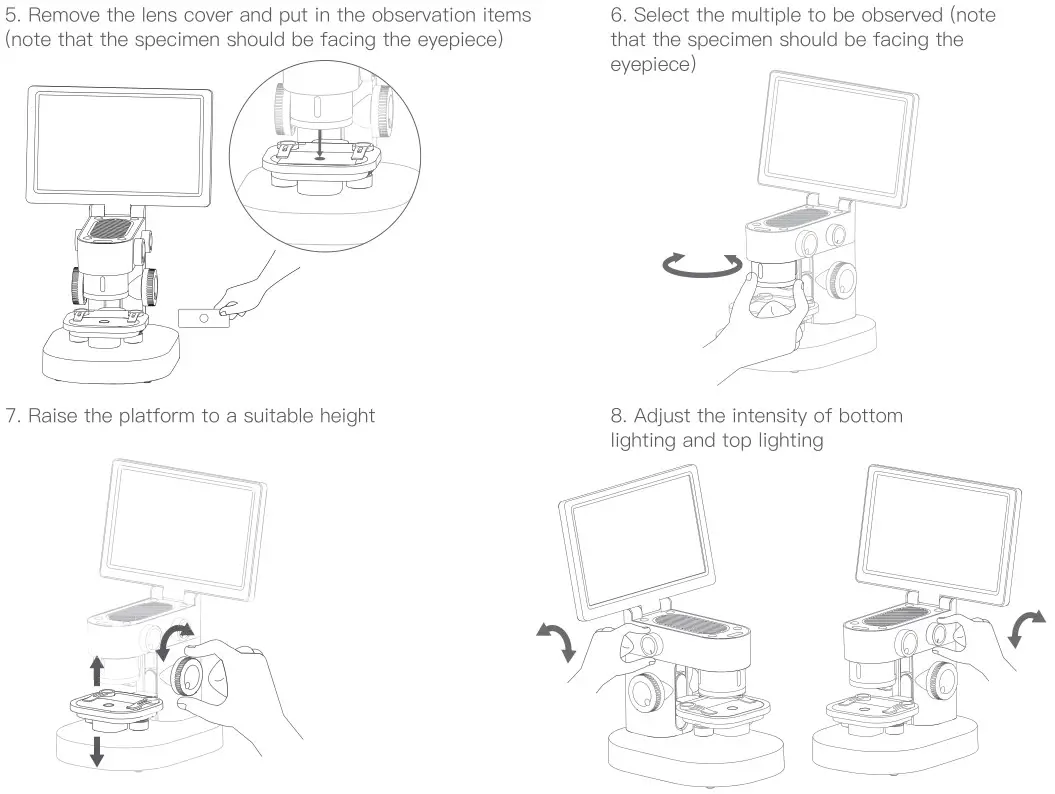 BeaverLAB DDL-MX Intelligent Microscope - Instructions for using the microscope 2