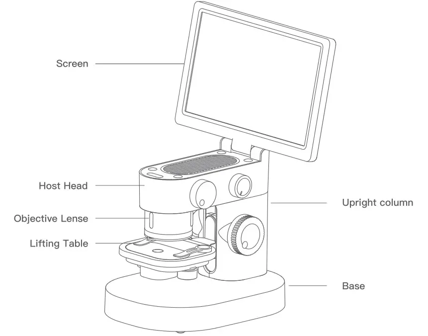 BeaverLAB DDL-MX Intelligent Microscope - Microscope Composition