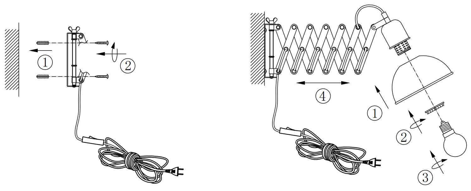 MARK SLOJD SWEDEN 108104 RIGGS Wall 1L Adjustable Wall Lamp - Figure