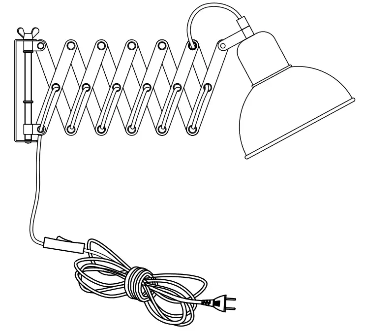 MARK SLOJD SWEDEN 108104 RIGGS Wall 1L Adjustable Wall Lamp