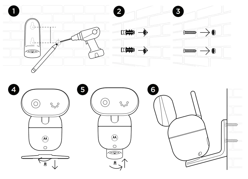 motorola PIP1610 Series 5 0 Inch HD Motorized Video Baby Monitor - fig6