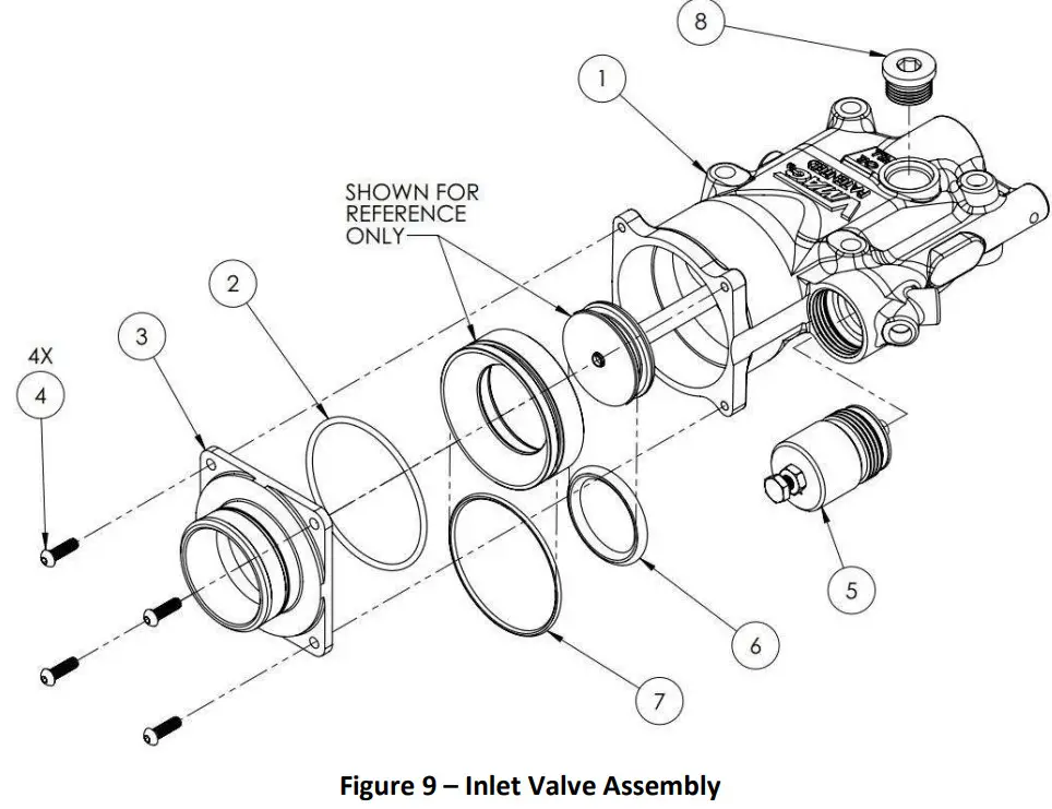 VMAC A24113 OEM Compressor Mount Package for CR70 - Inlet Valve Assembly