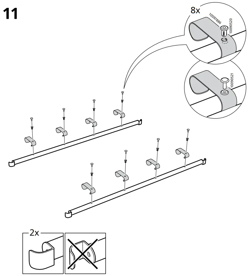 IKEA MACKAPAR Coat Rack with Shoe Storage Unit - Assembly 6