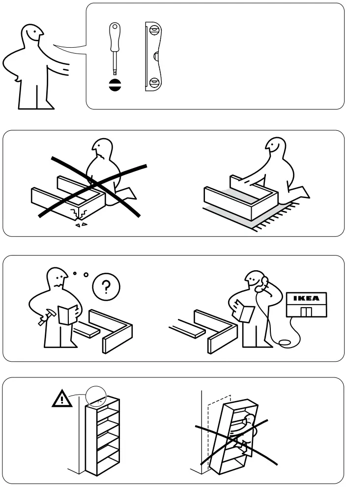 IKEA MACKAPAR Coat Rack with Shoe Storage Unit - Saftey